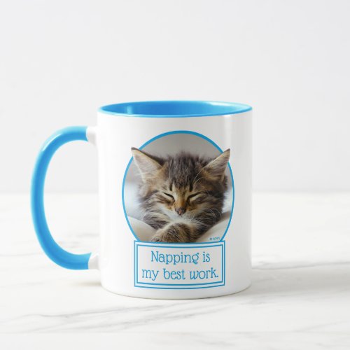 Sleeping Kitten Mug