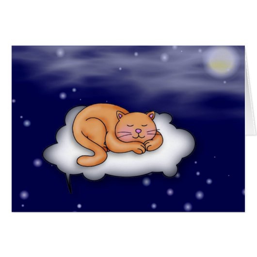 Sleeping Kitty Cards (Front Horizontal)