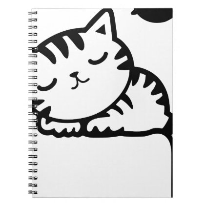 Sleeping Kitty Drawing Notebook