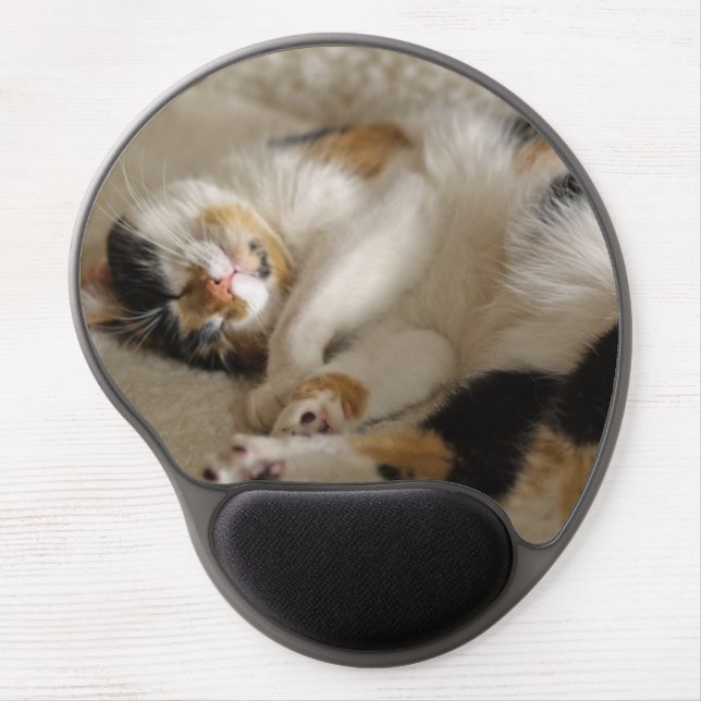 Sleeping Kitty Gel Mousepad (Front)