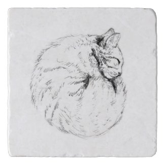 Sleeping Kitty Trivet