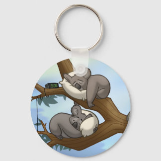Sleeping Koala Keychain