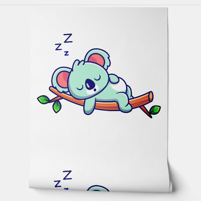 Sleeping koala wallpaper  (Unrolling)