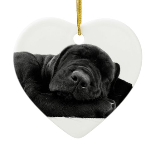 Sleeping Lab Ornament