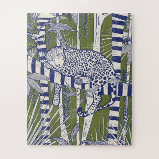 Sleeping Leopard Jigsaw Puzzle
