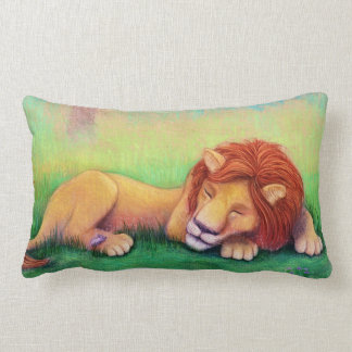 Sleeping Lion Lumbar Pillow