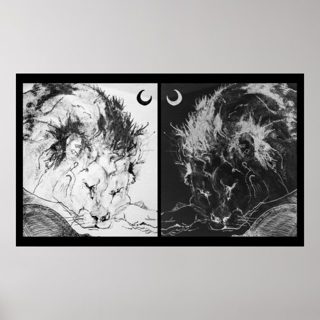 Sleeping Lions: Yin & Yang Poster (Front)