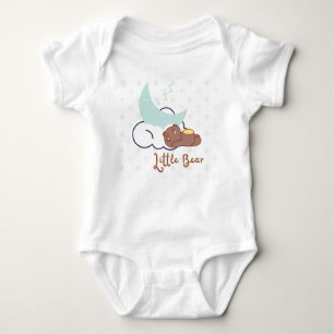 Sleeping Little Bear On the Cloud Kid T-Shirt Baby Bodysuit
