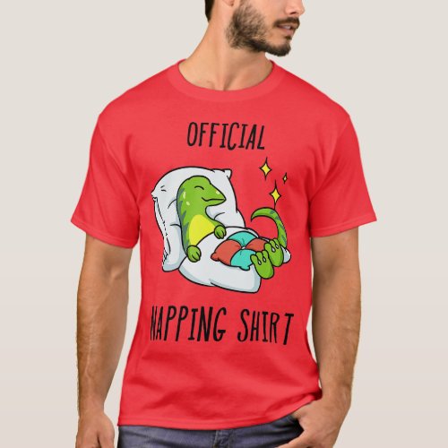 Sleeping Lizard Pajamas Sleepyhead   1  T_Shirt