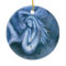 Sleeping Mermaid and Baby Daughter Round Ornament