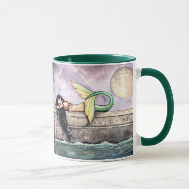Sleeping Mermaid Mug by Molly Harrison (Right)