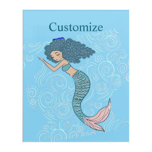 Sleeping Mermaid Thunder_Cove Acrylic Print