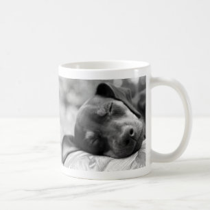 Sleeping Miniature Pinscher dog Coffee Mug
