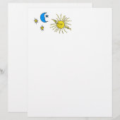 Sleeping moon and smiling sun (Front/Back)