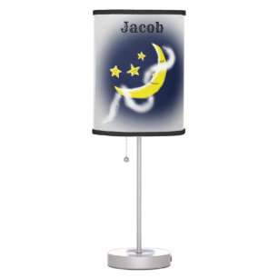 Sleeping Moon & Stars Table Lamp