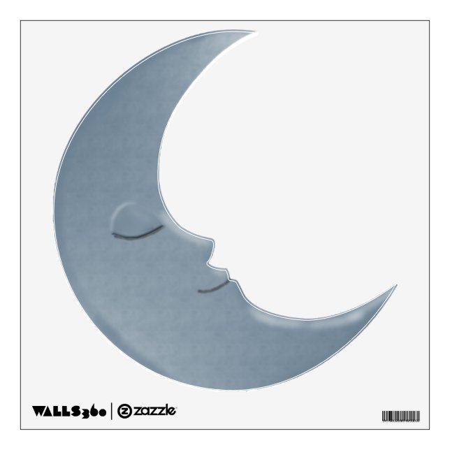 Sleeping Moon wall decal (Front)