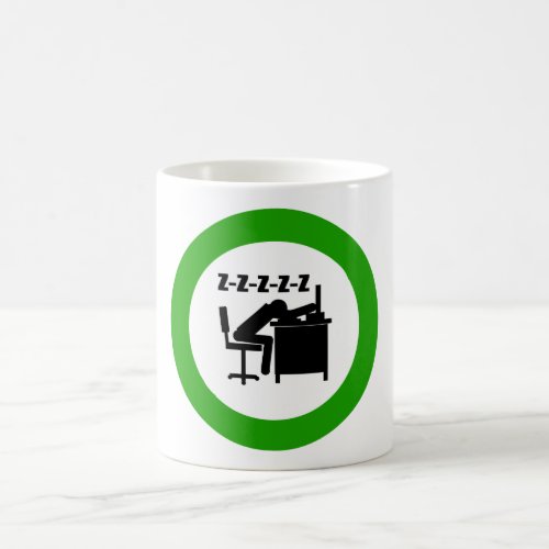 Sleeping Office Worker Coffee Mug