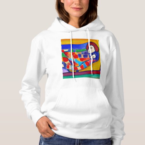 Sleeping on the sofa hoodie