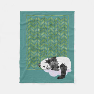 Sleeping Panda Baby Blanket