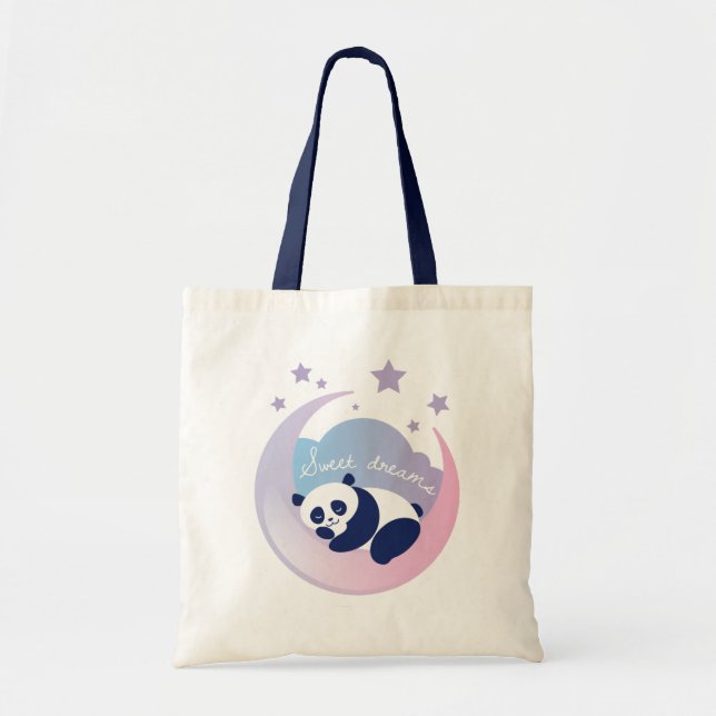 Sleeping Panda tote Bag (Front)