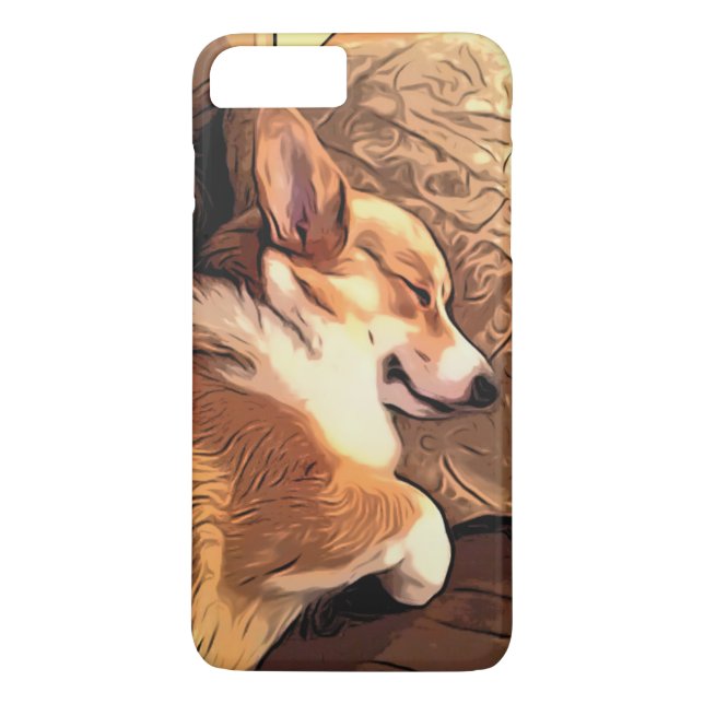 Sleeping Pembroke Welsh Corgi dog Case-Mate iPhone Case (Back)