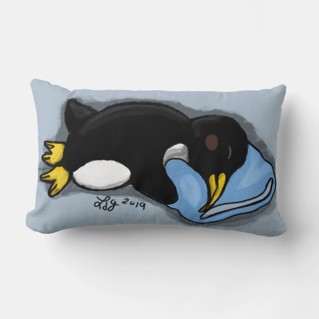 Sleeping Penguin Pillow (Front)