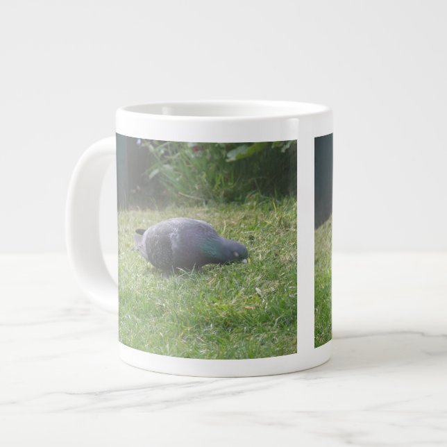 Sleeping Pigeon Mug (Front Left)