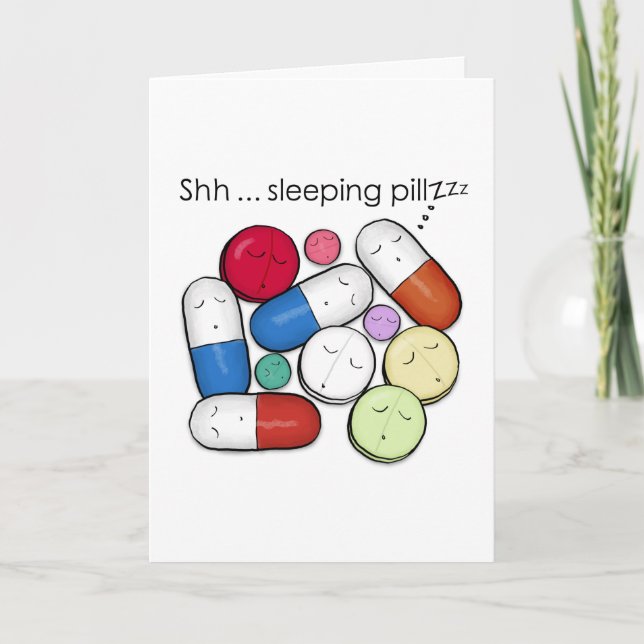 Sleeping Pills-Medication Card (Front)