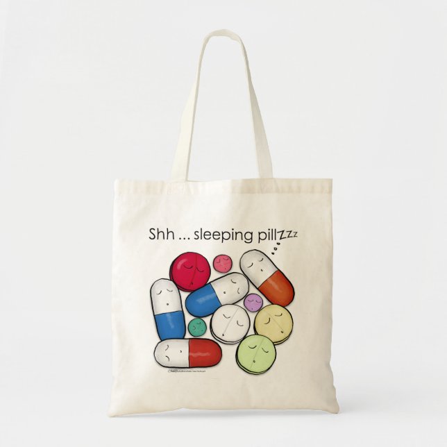 Sleeping Pills-Medication Tote Bag (Front)