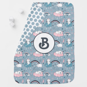 Sleeping Polar Bear Baby Blanket