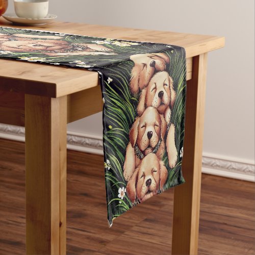 Sleeping Puppies Table Runner