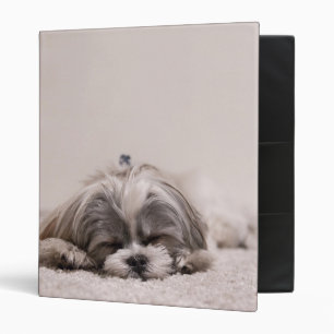 Sleeping Puppy 3 Ring Binder