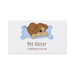 Sleeping Puppy Dog Pet Sitter Business Cards Sleeping Puppy Dog Pet Sitter Business Cards