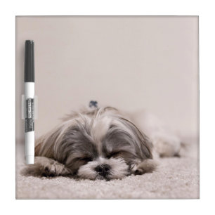 Sleeping Puppy Dry-Erase Board