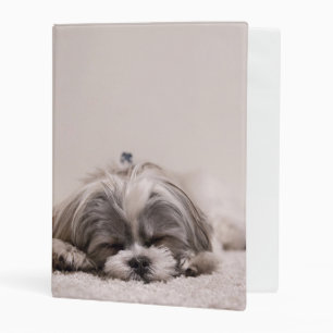 Sleeping Puppy Mini Binder
