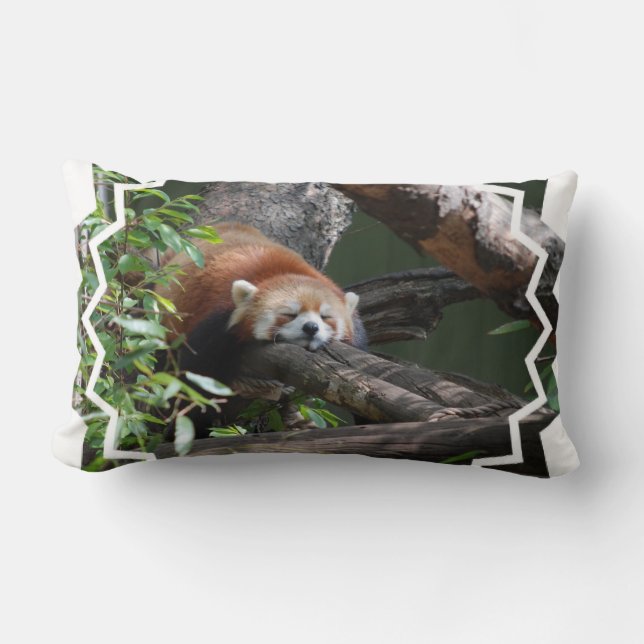 Sleeping Red Panda Pillow (Front)