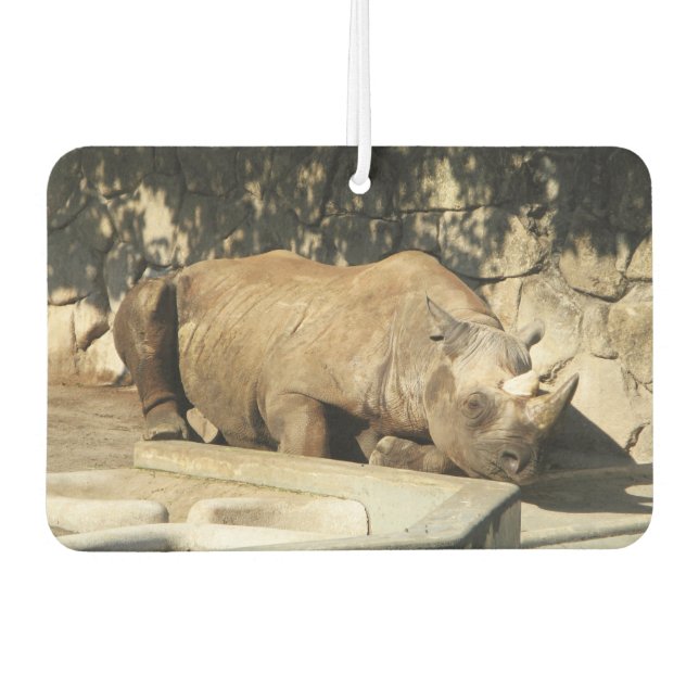 Sleeping Rhino Air Freshener (Front)