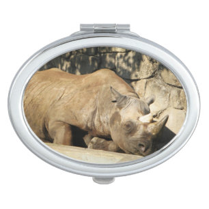 Sleeping Rhino Mirror For Makeup