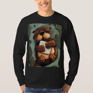 Sleeping Sea Otter Party Animal Kindergarten T-Shirt