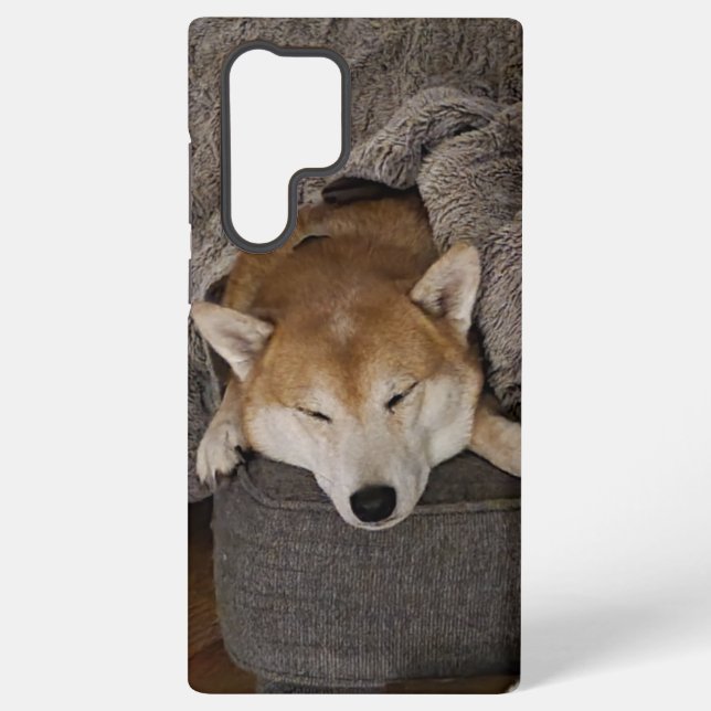 Sleeping Shiba Inu Samsung Galaxy Case (Back)