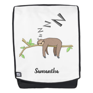 Sleeping sloth backpack