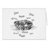 Sleeping Snoring Pekingese Doggie (Front Horizontal)