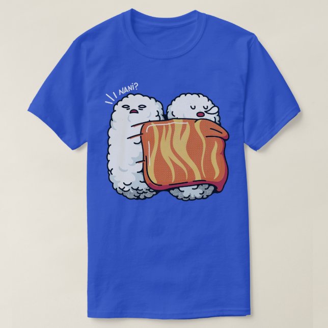 Sleeping Sushi by Tobe Fonseca T-Shirt (Design Front)