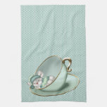 Sleeping Tea Cup Mouse Kitchen Towel at Zazzle