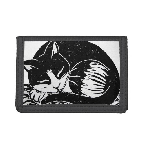 Sleeping Tuxedo Cat Wallet