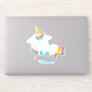 Sleeping Unicorn Charm Sticker