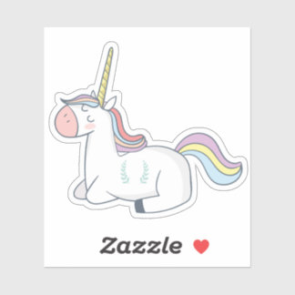 Sleeping Unicorn Fabulous Sticker