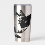 Sleeping whiskers in winter hush insulated tumbler