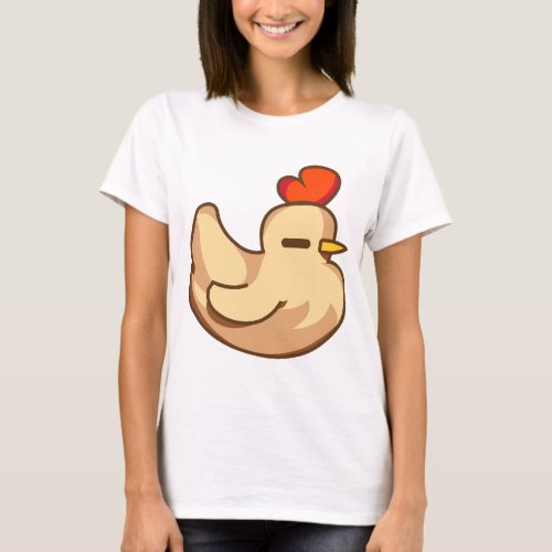 Sleeping white chicken T_Shirt
