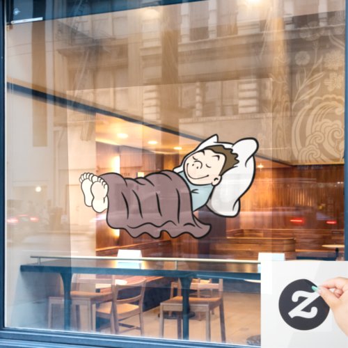 Sleeping Window Cling